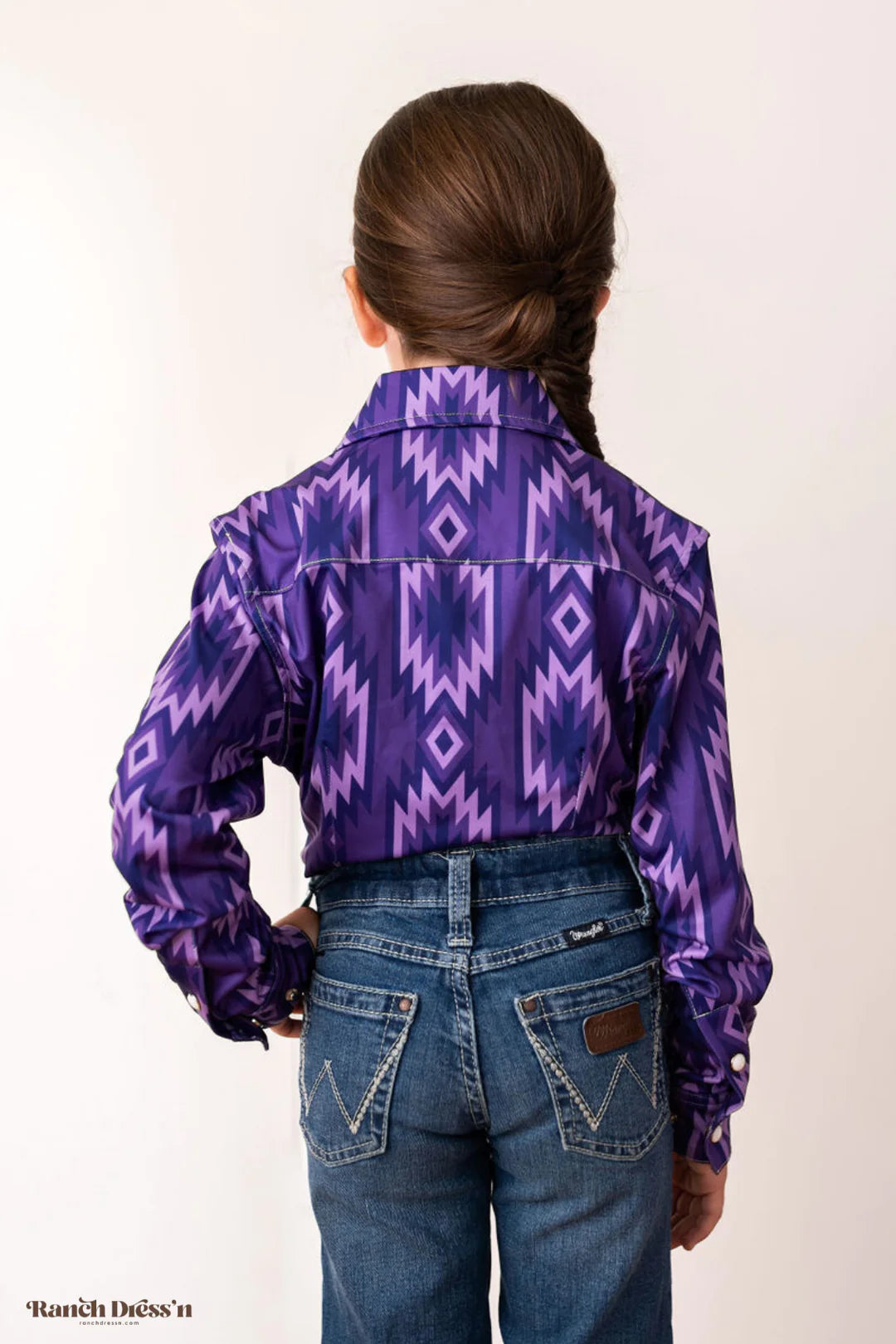 Ranch Dress'n *YOUTH* LEXIE PERFORMANCE RODEO SHIRT