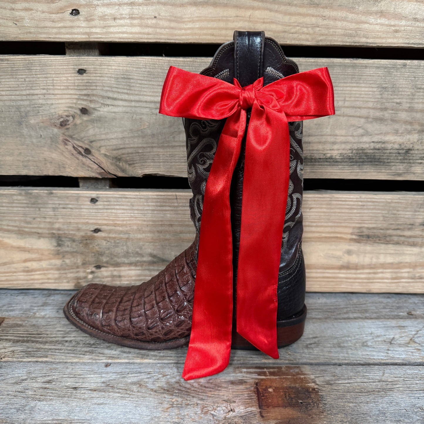 Electric Red Western Skinny Mini Wild Rag