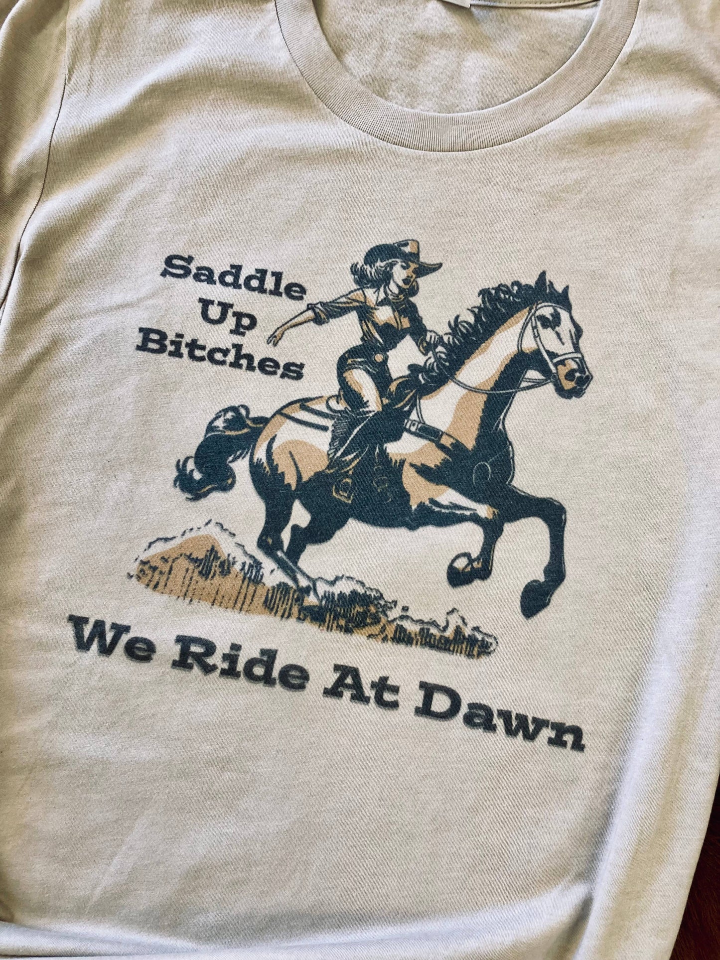 Saddle Up Bi*$#es Western Graphic Tee