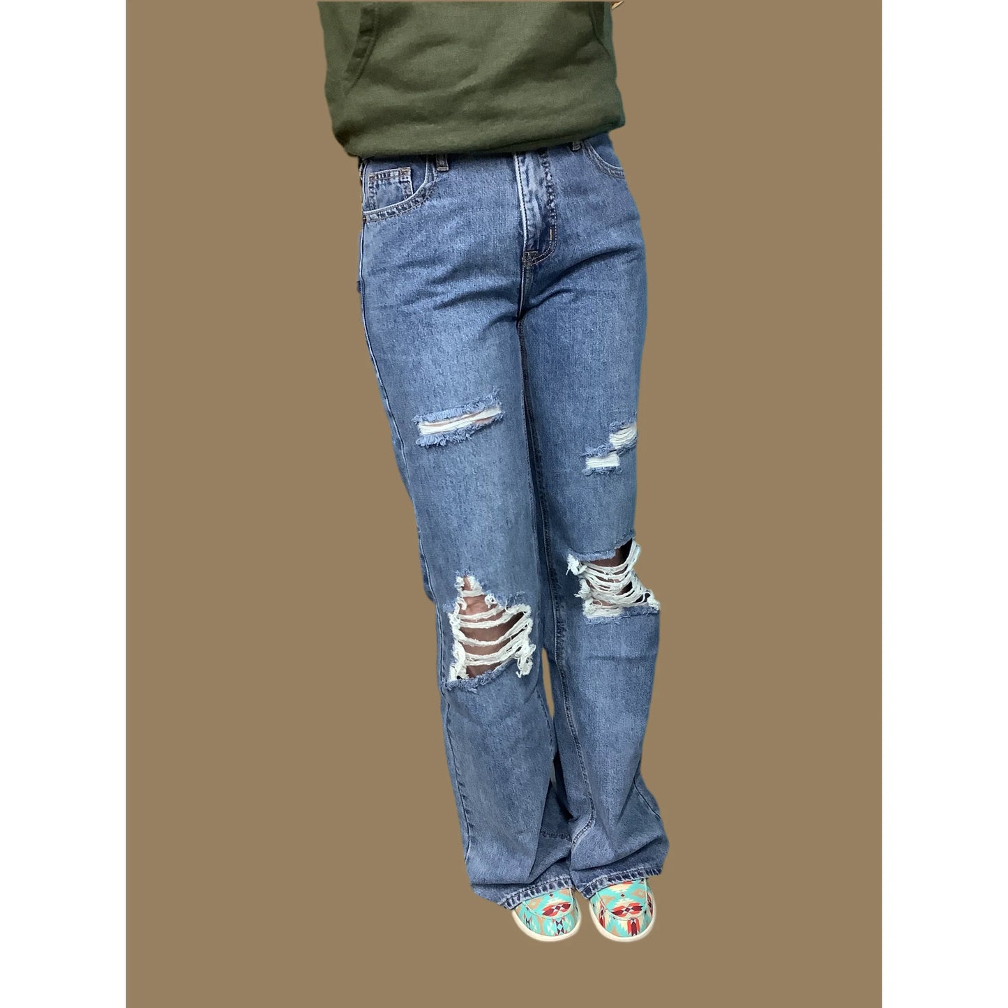 Rock & Roll Denim HGH RISE PALAZZO FLARE LADIES