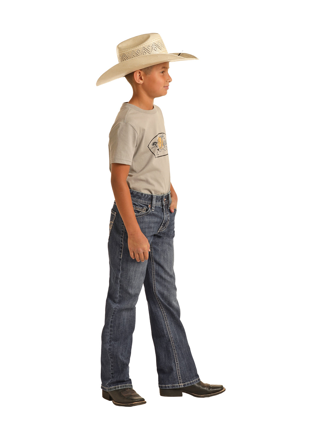 Rock & Roll Denim Boys BB Gun Bootcut Jeans