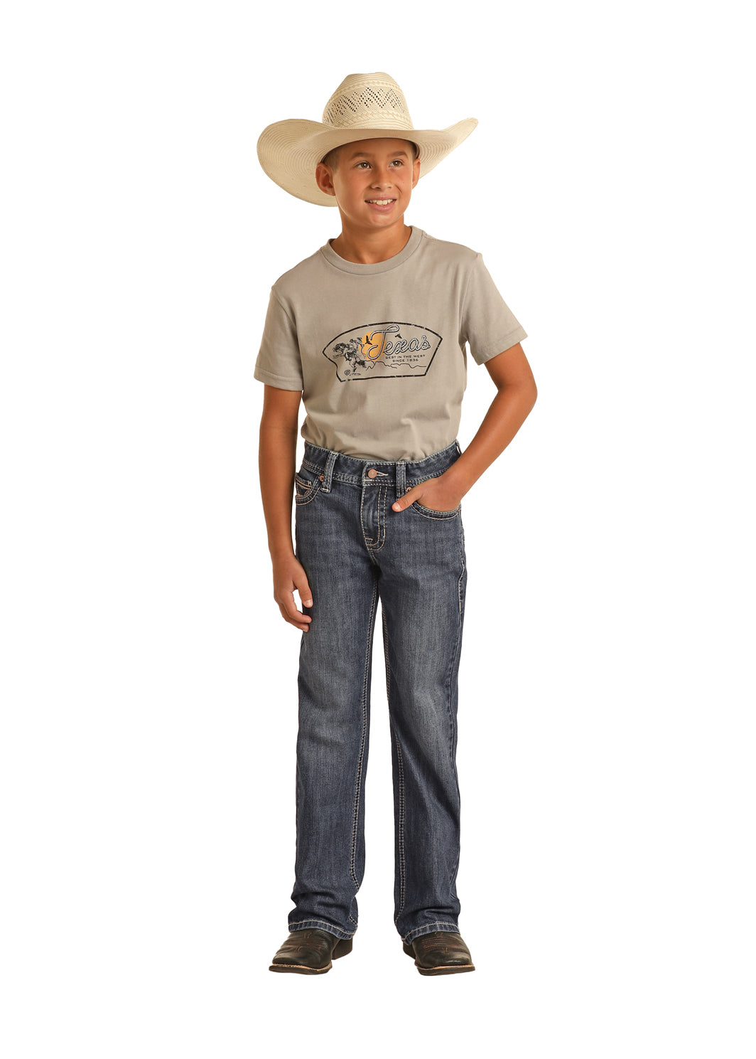 Rock & Roll Denim Boys BB Gun Bootcut Jeans