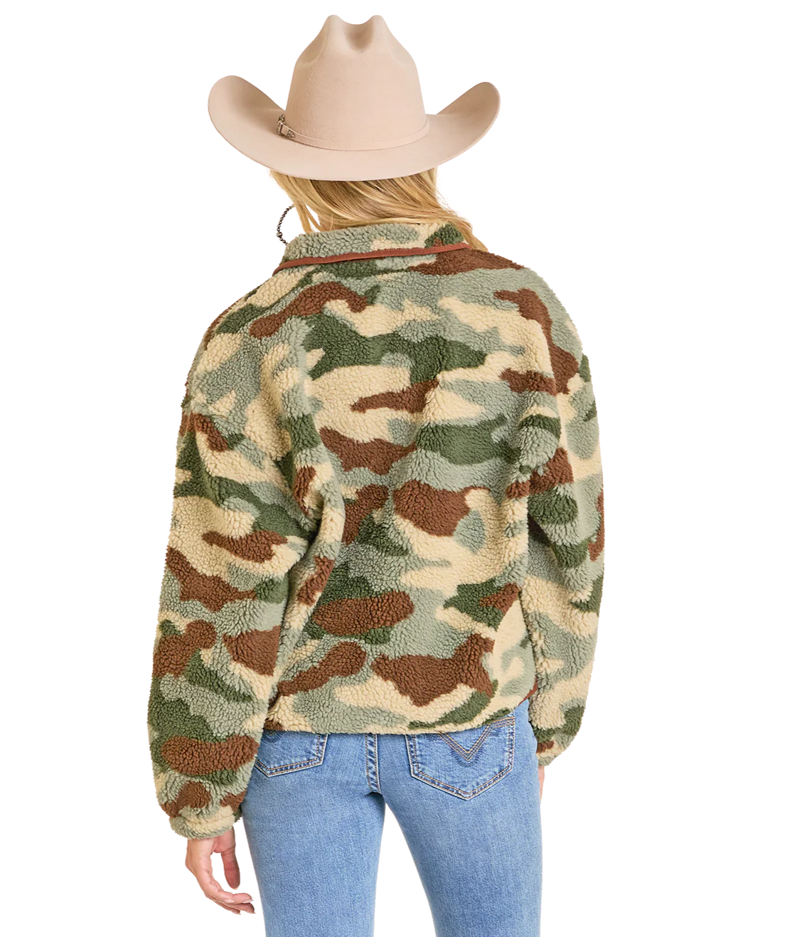 CAMO PRINT SHERPA PULLOVER