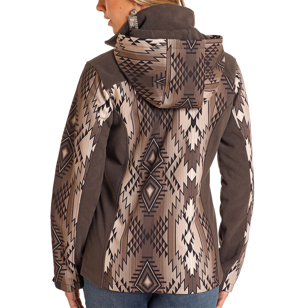 Powder River Aztec Printed Softshell Jacket