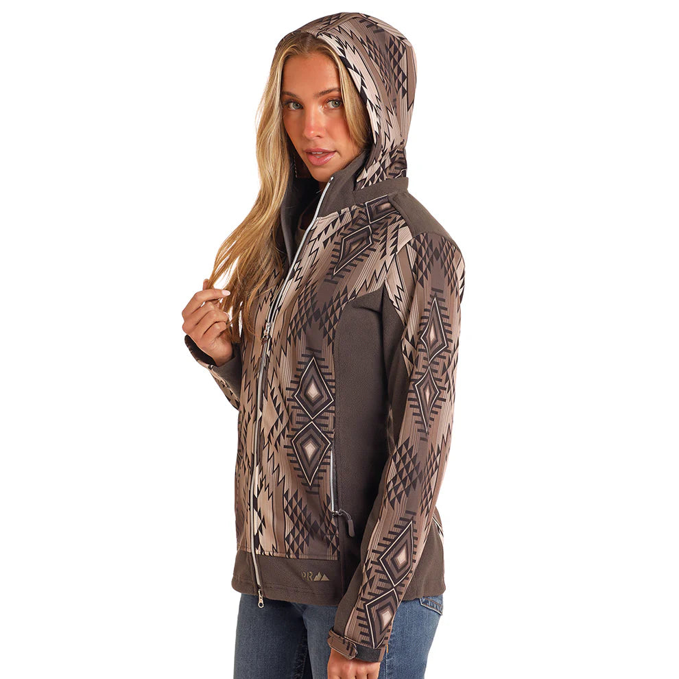 Powder River Aztec Printed Softshell Jacket