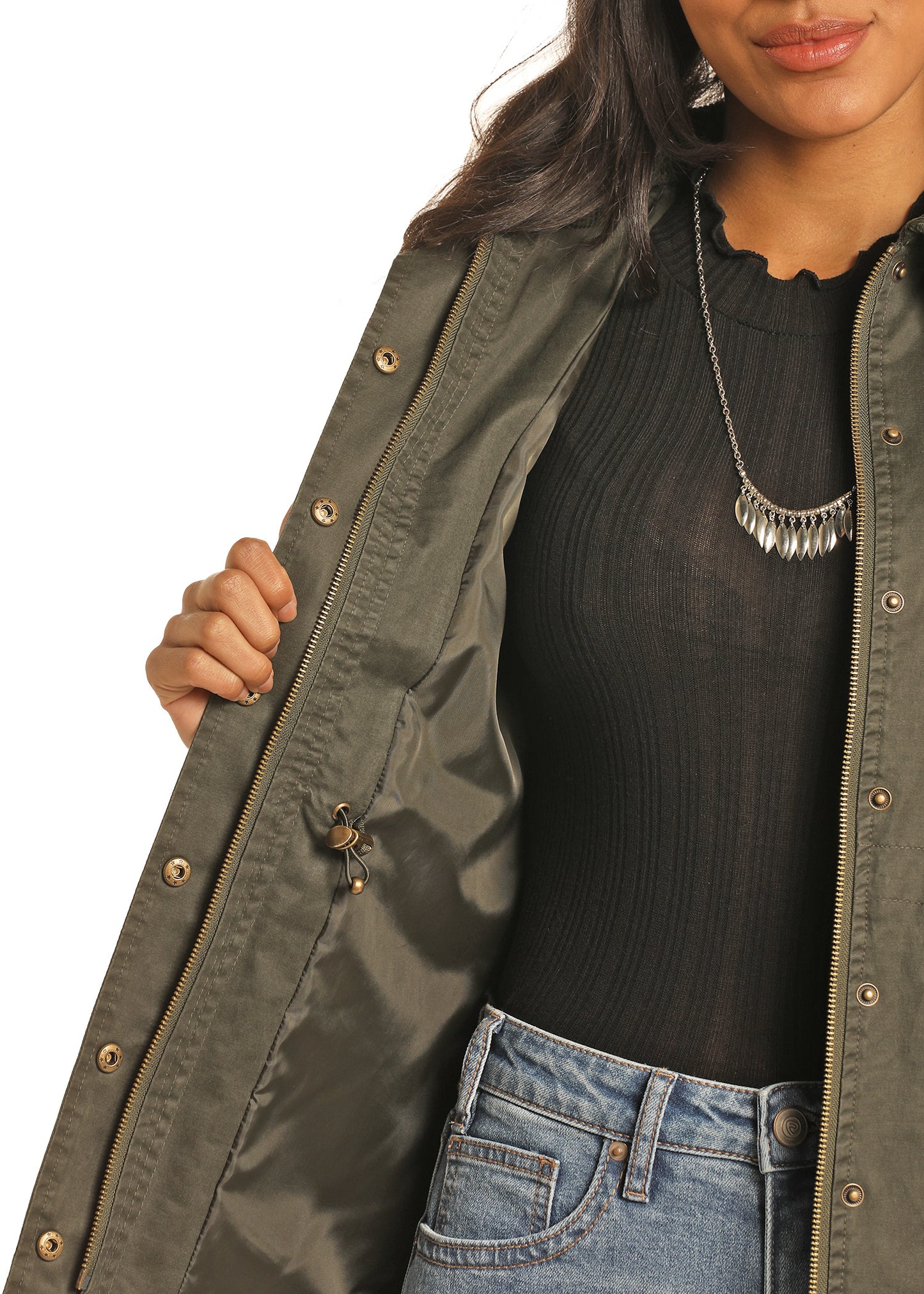 Ladies Oil Skin Jacket