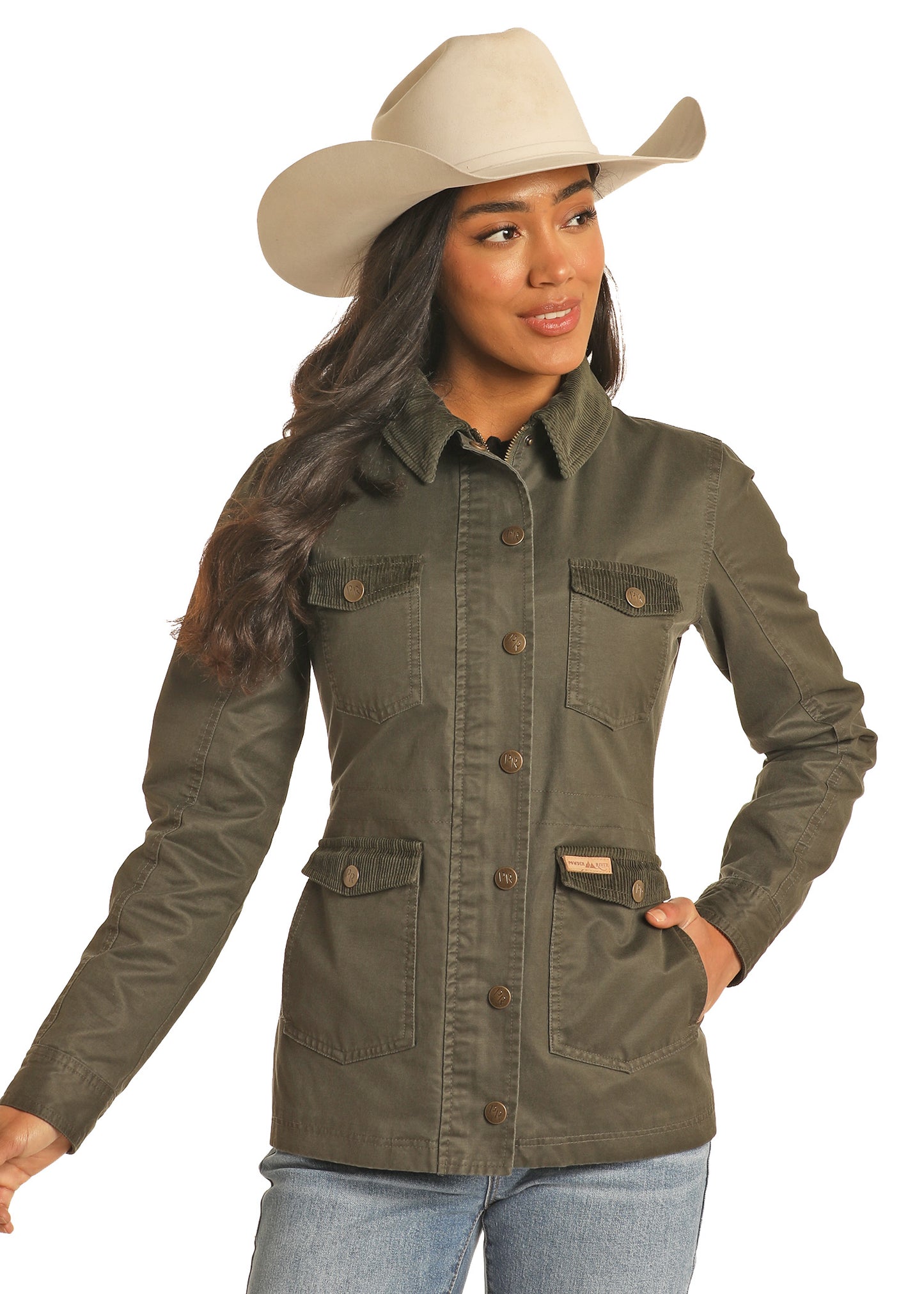 Ladies Oil Skin Jacket