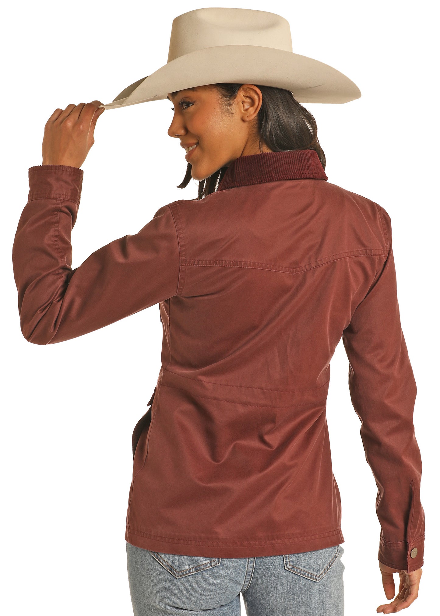 Ladies Oil Skin Jacket