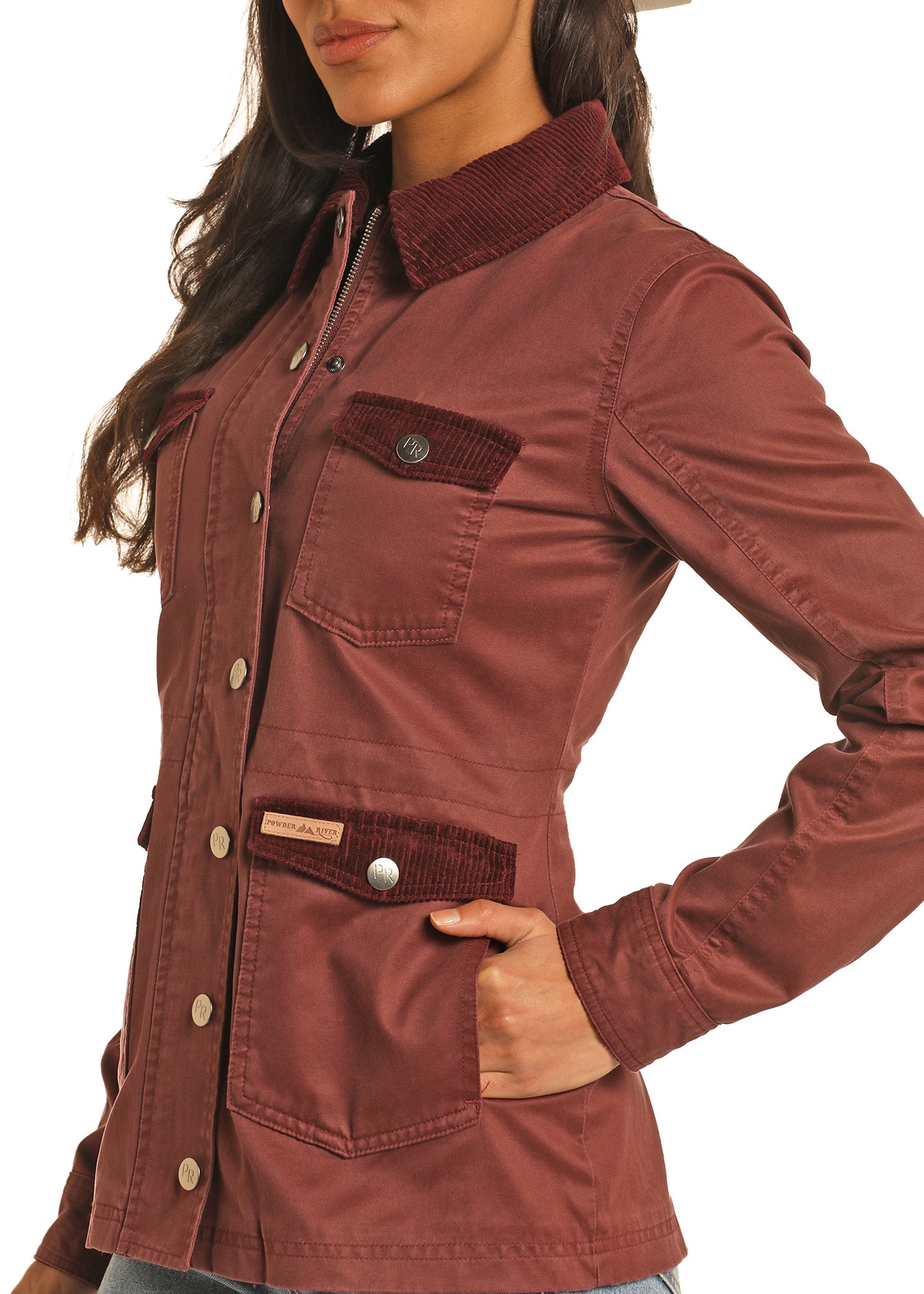 Ladies Oil Skin Jacket