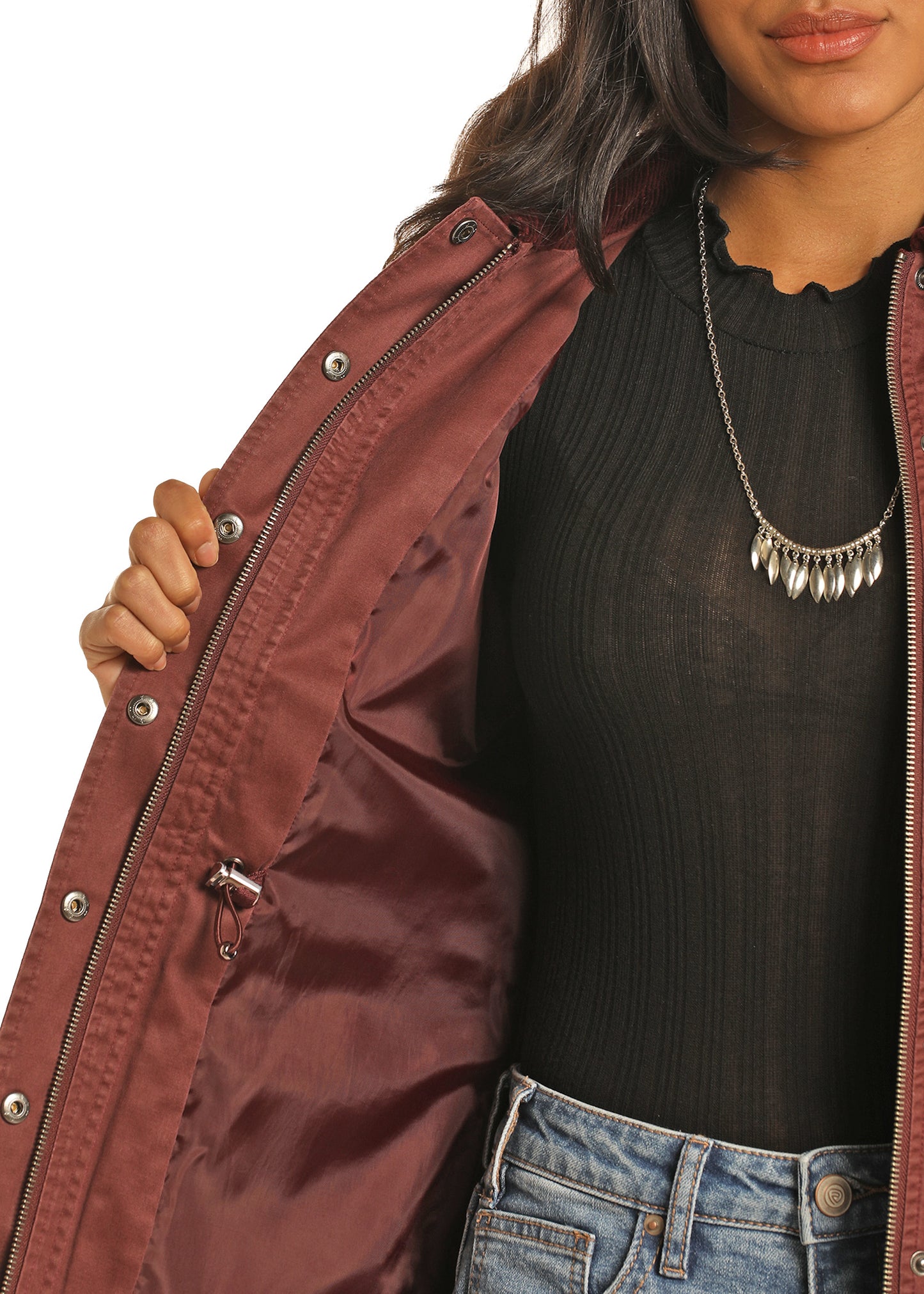 Ladies Oil Skin Jacket