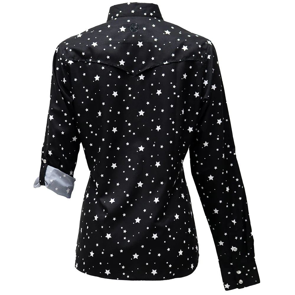 *NEW* Hooey "SOL" YOUTH STARS LONG SLEEVE PEARL SNAP SHIRT