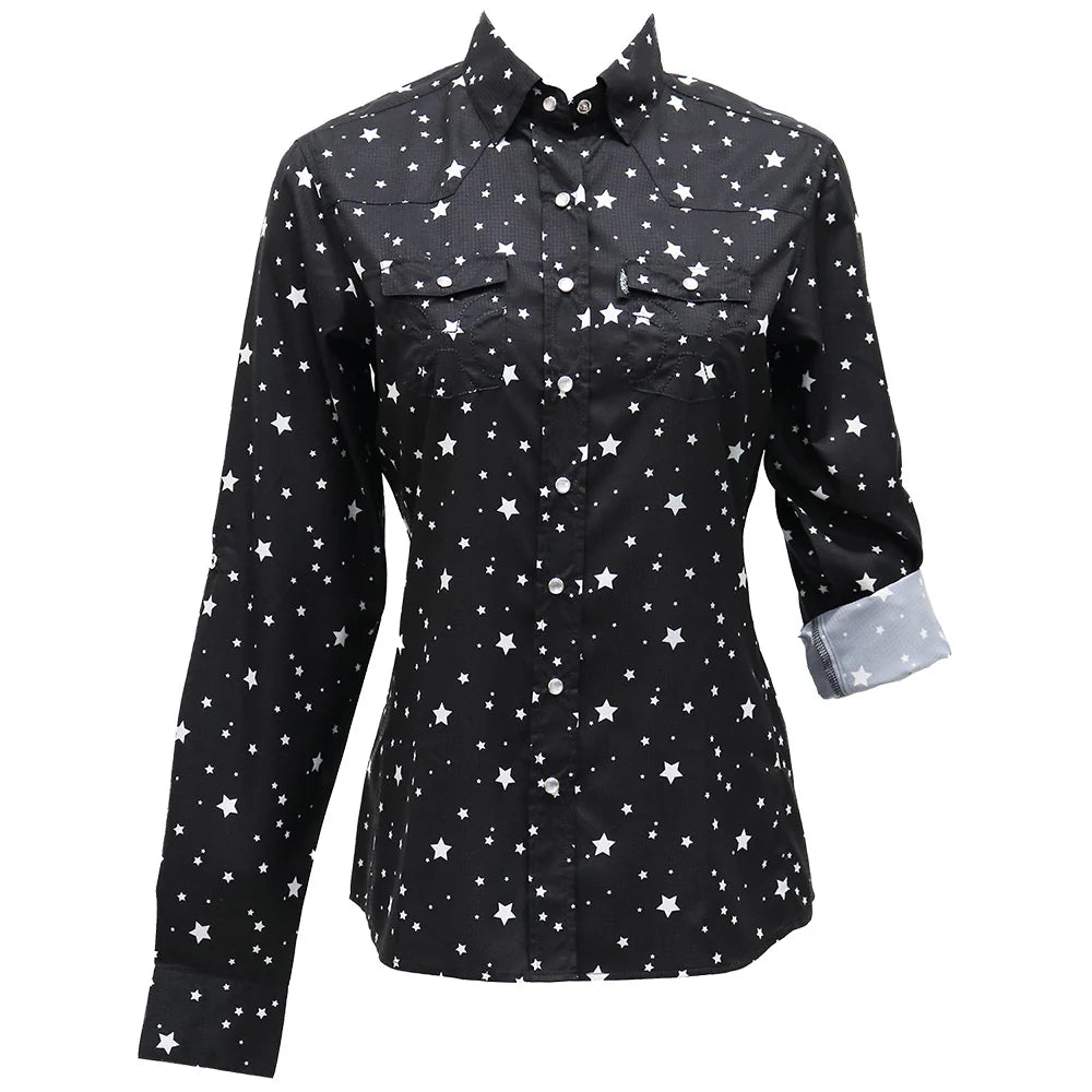 *NEW* Hooey "SOL" YOUTH STARS LONG SLEEVE PEARL SNAP SHIRT