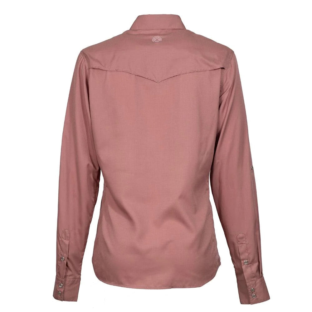 Hooey "SOL" LADIES CLAY LONG SLEEVE PEARL SNAP SHIRT