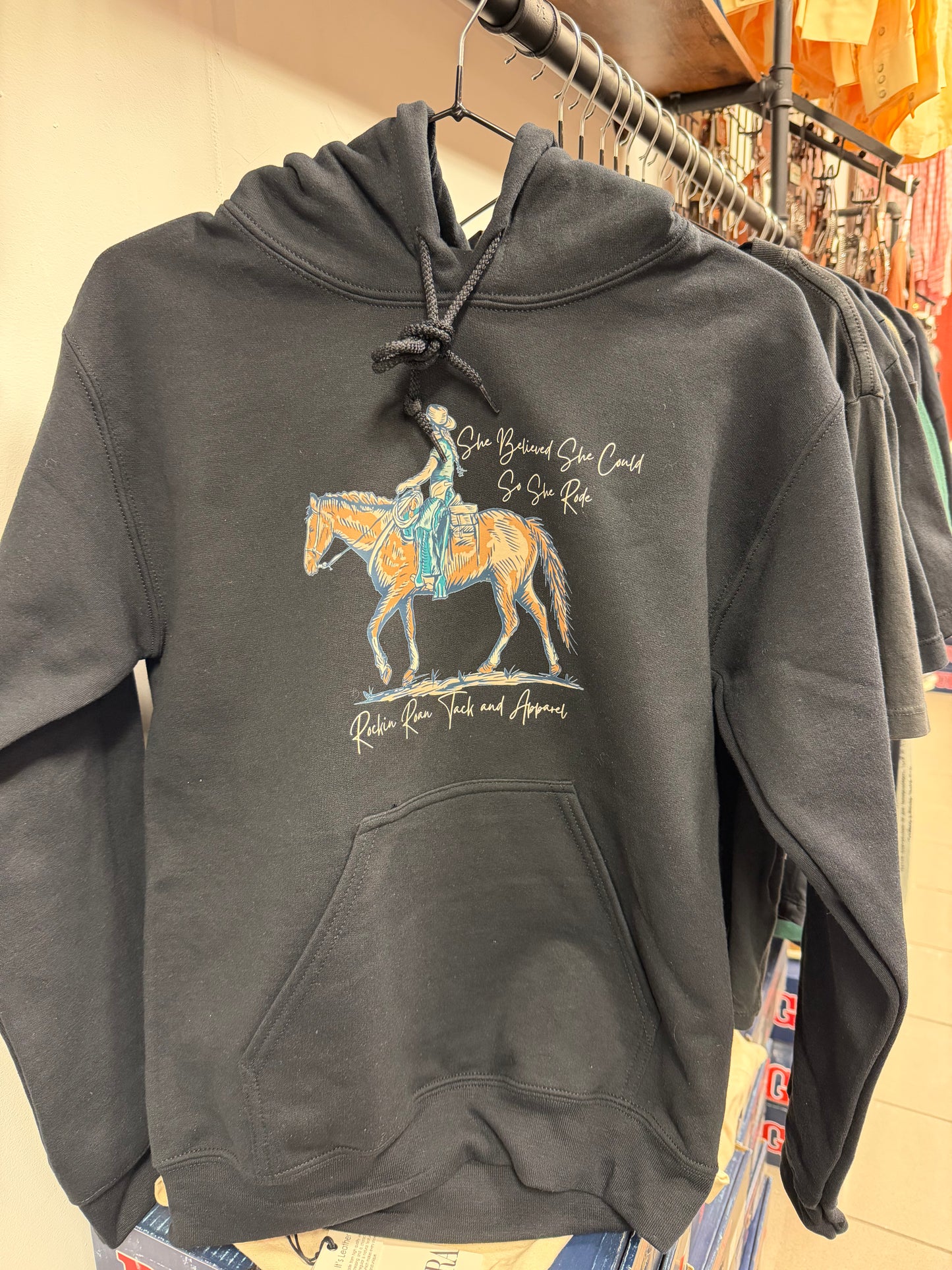 She Believed She Could So She Rode Hoodie