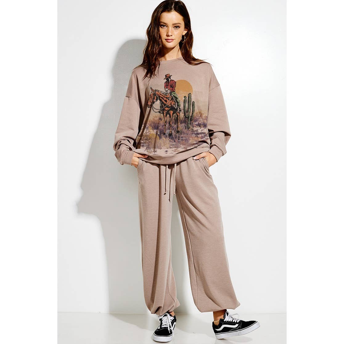 Desert Sun Sweatshirt Lounge Set