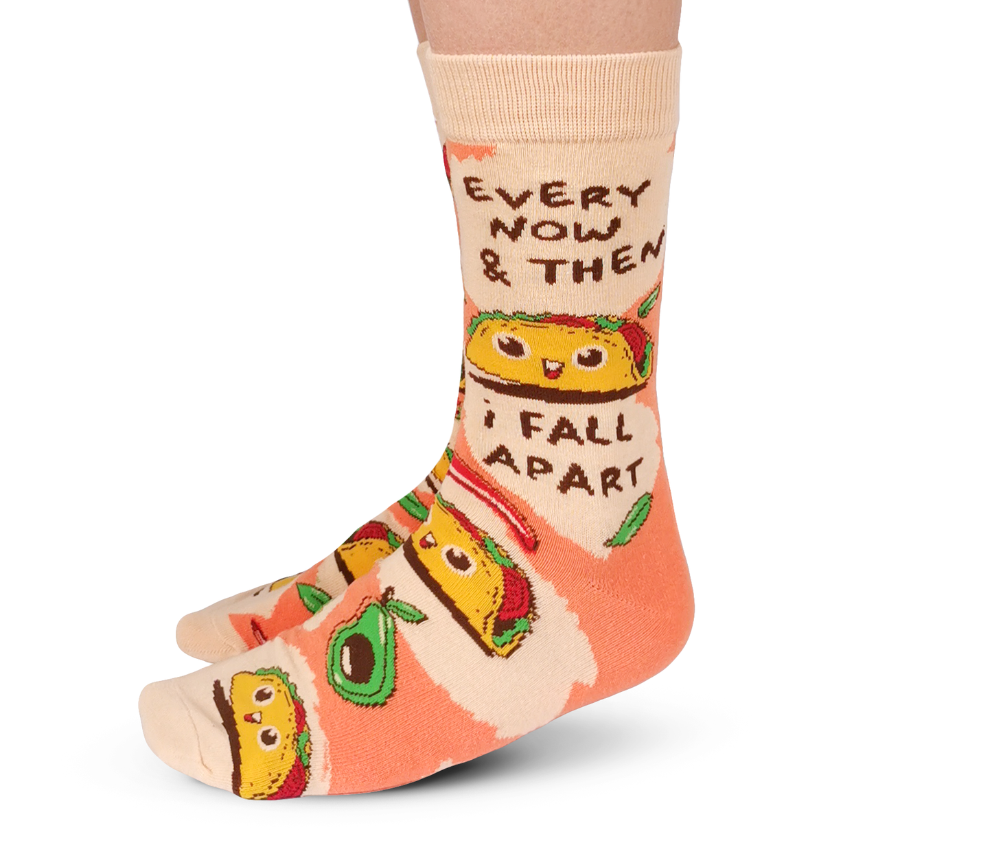 Tumbling Taco Socks - S/M (Women)