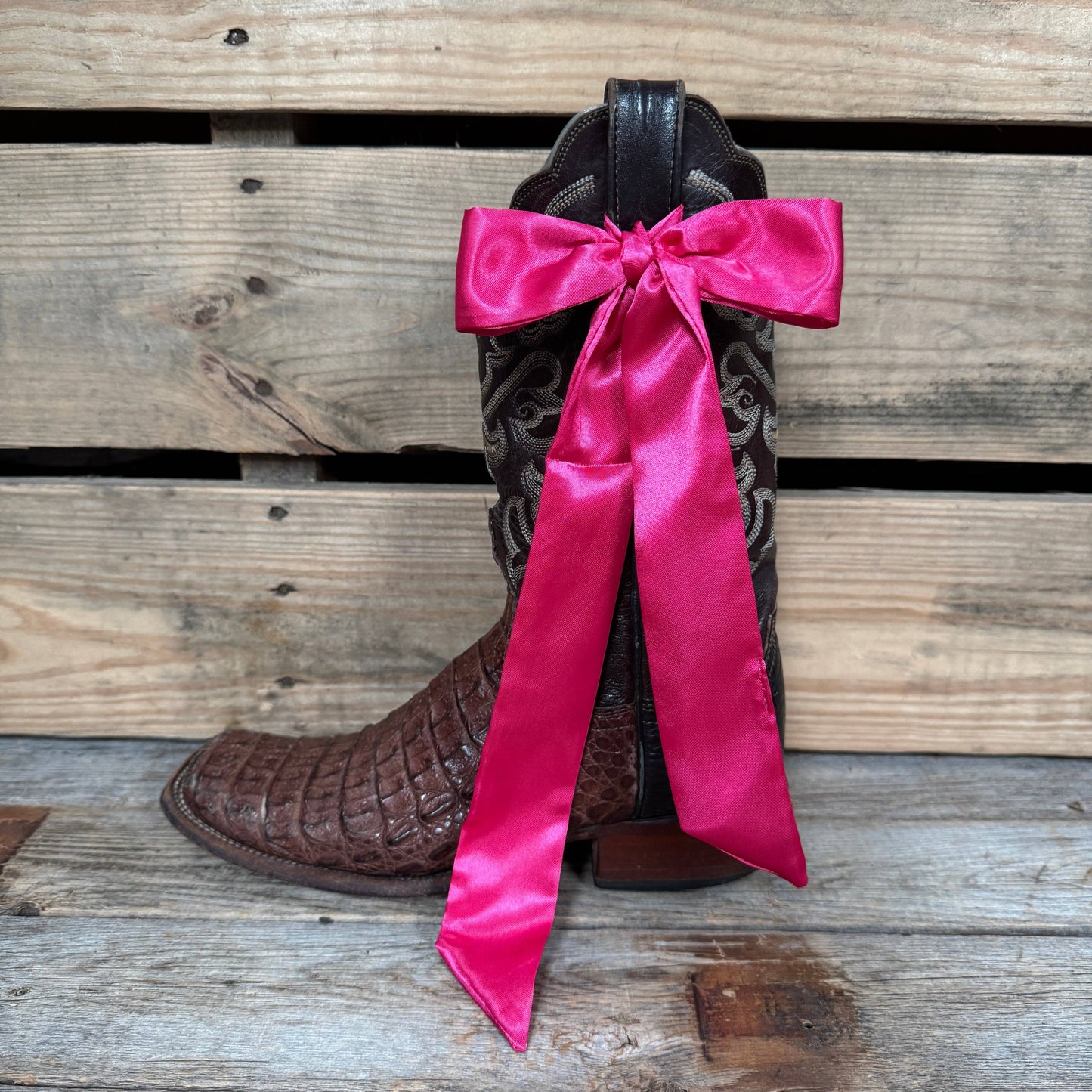 Hot Pink Western Skinny Mini Wild Rag