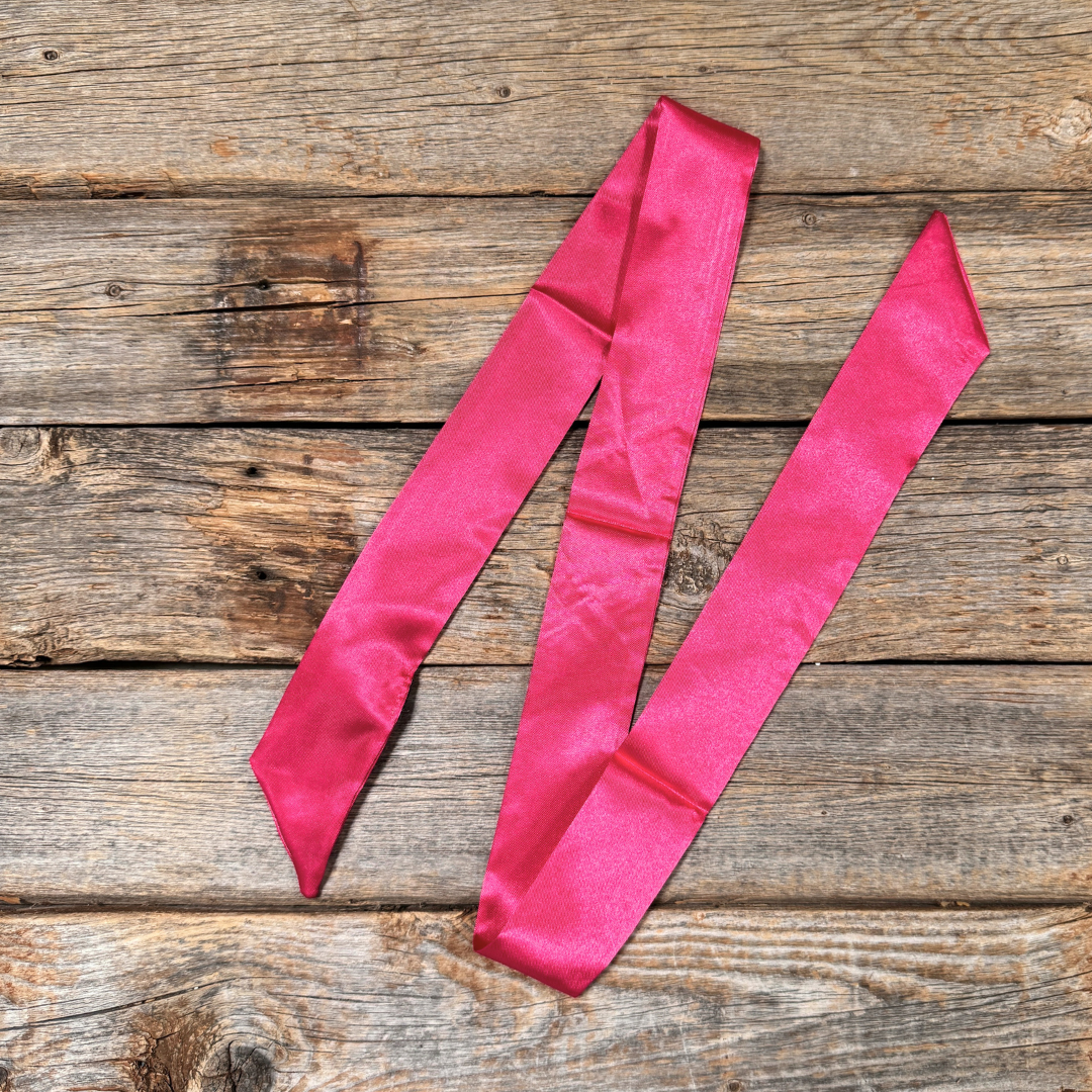 Hot Pink Western Skinny Mini Wild Rag