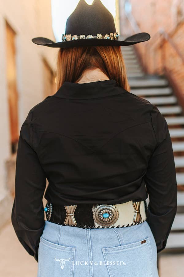 Ladies Concho Snap Show Shirt