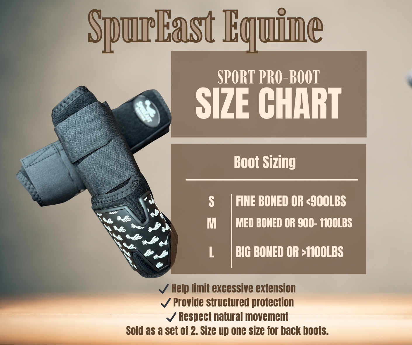 SpurEast Equine Sport Pro-Boots