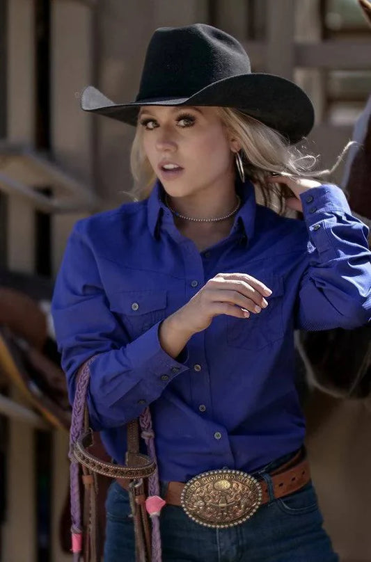 Hooey “Sol Competition” Ladies Royal Competition Long Sleeve