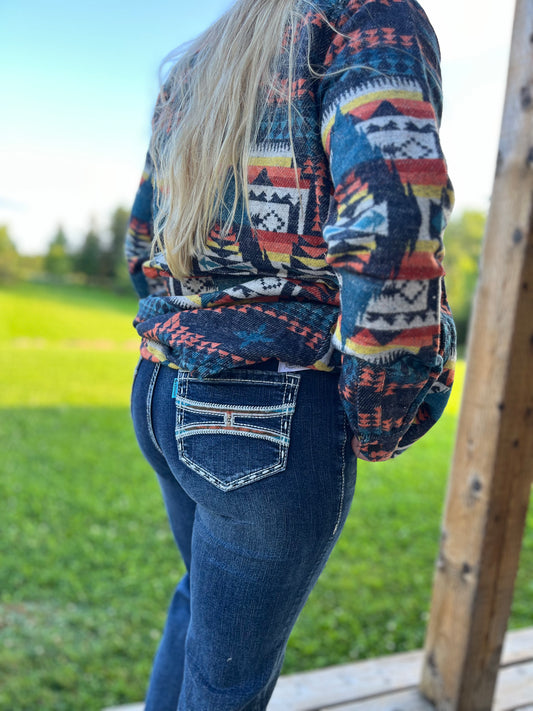 HOOEY Aztec Bootcut Ladies Jean