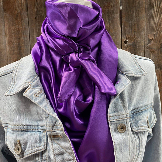 Solid Purple Wild Rag