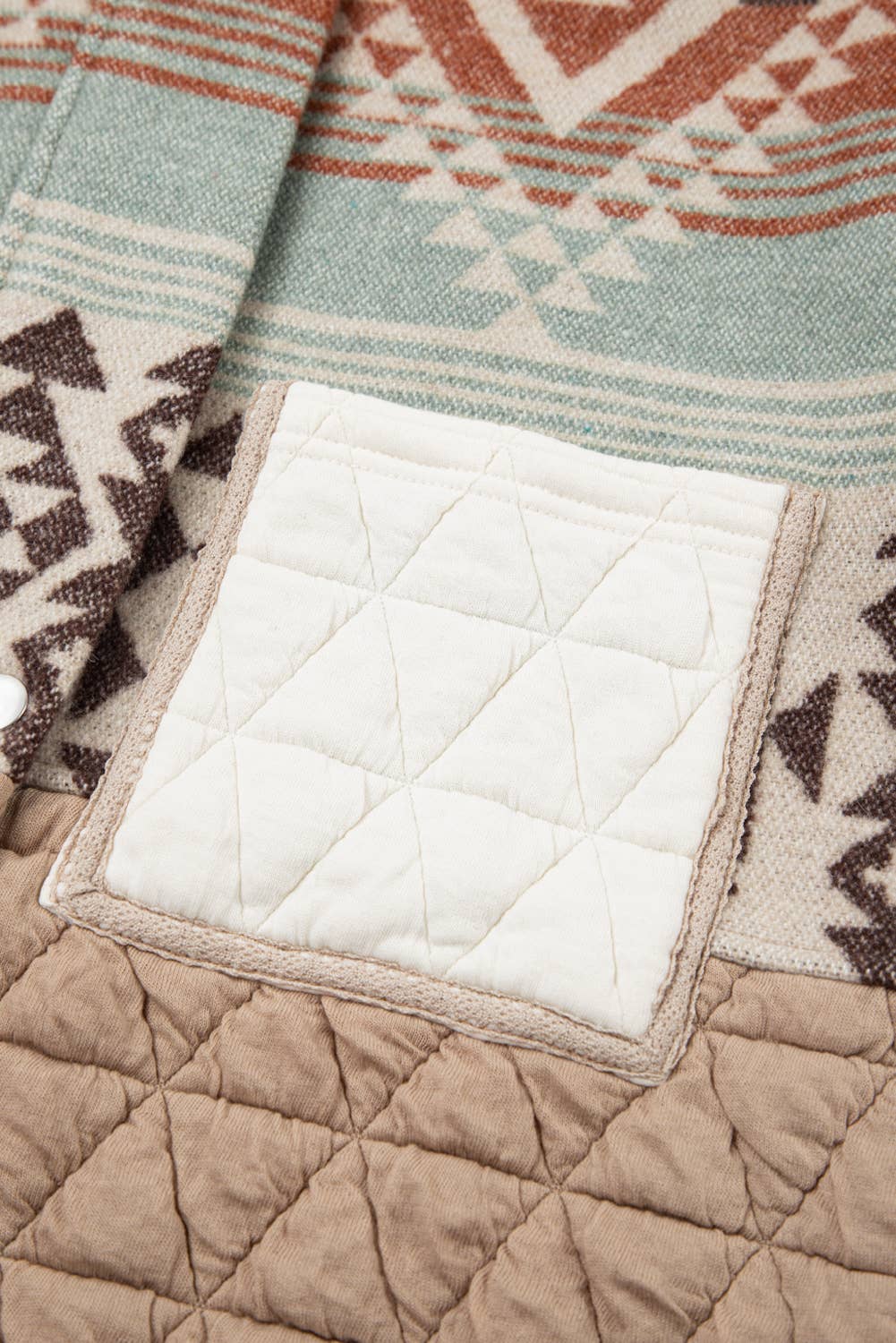 Patchwork Western Aztec  Jacket