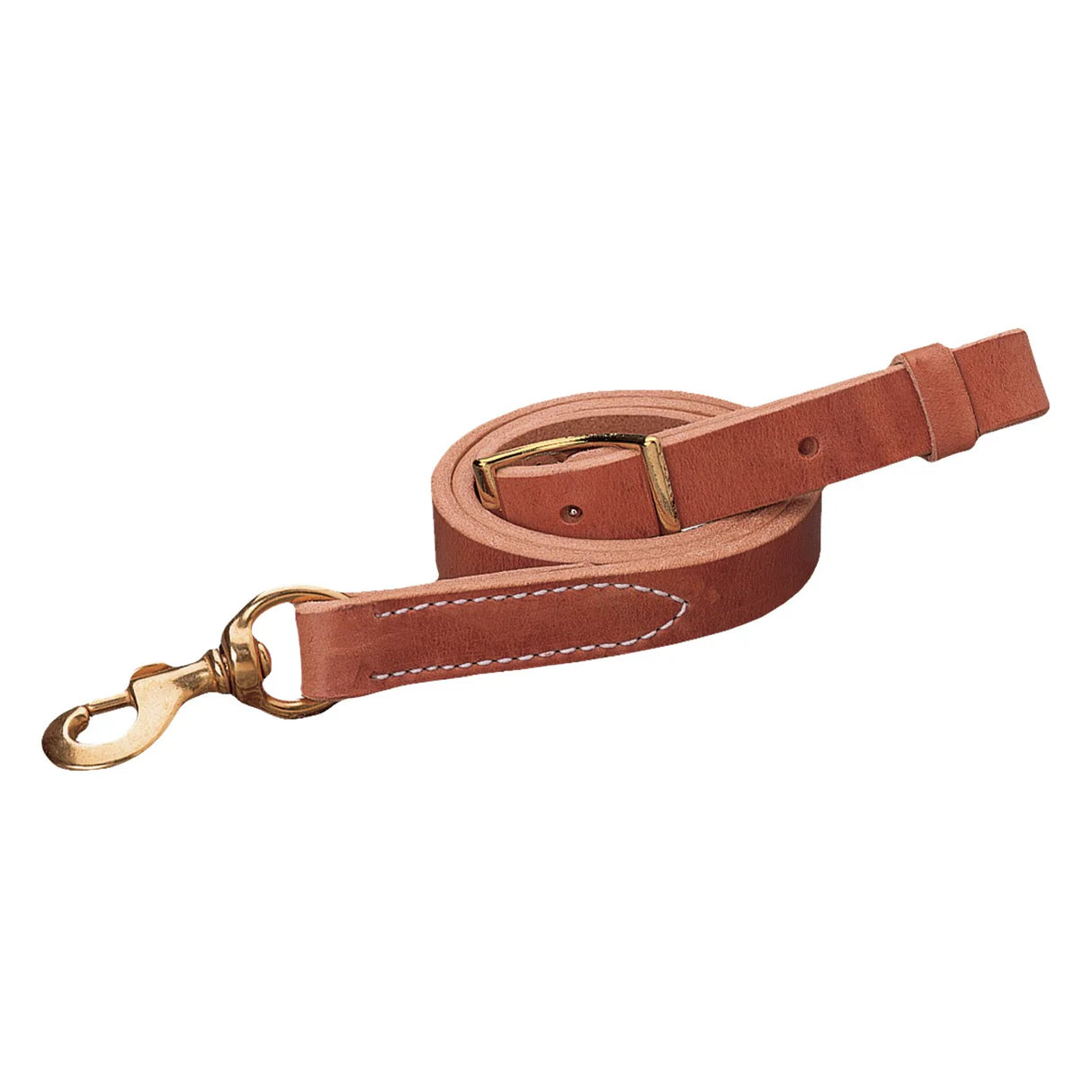 Western Rawhide Leather Tie down- 1"