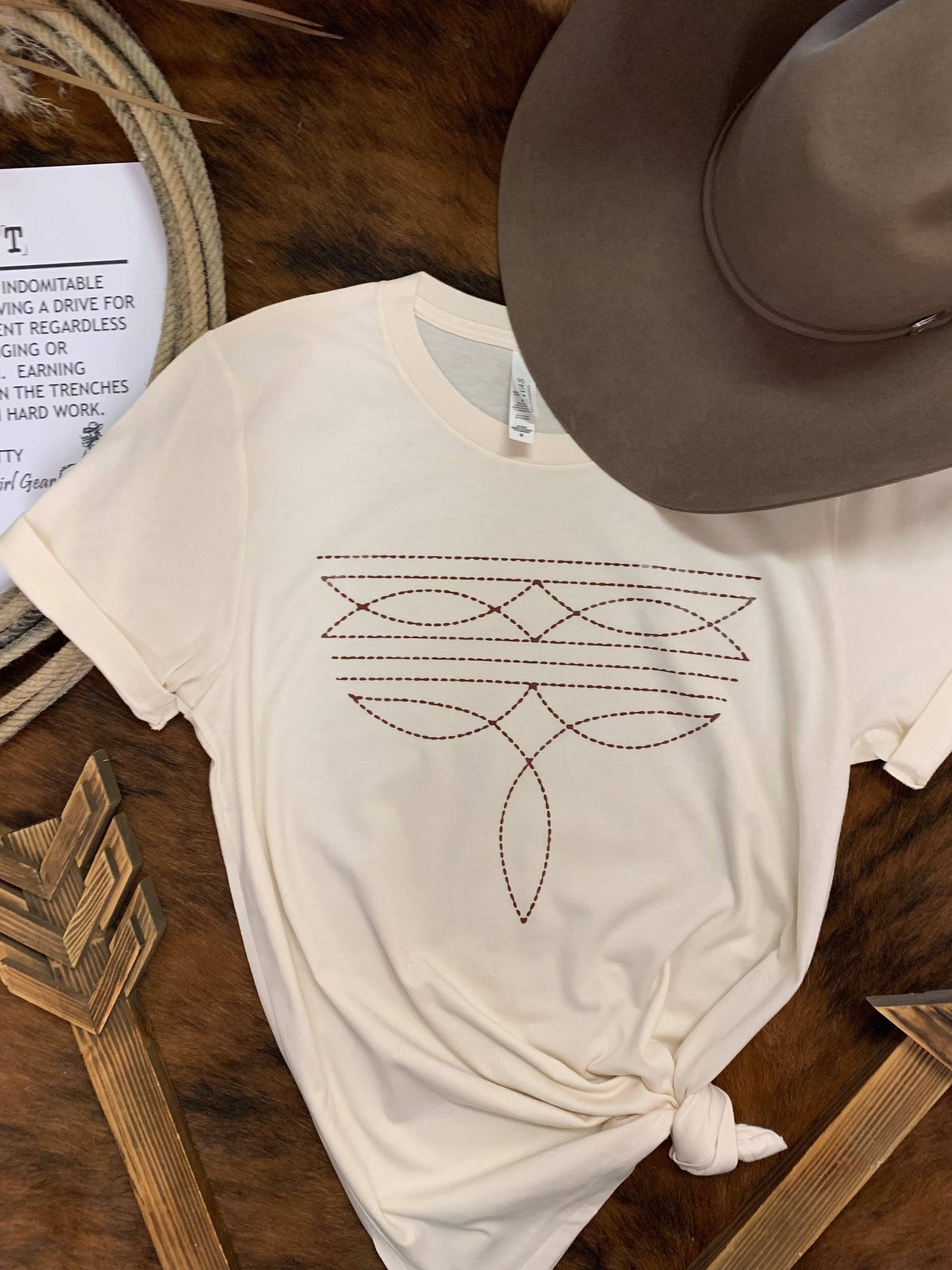 Classic Bootstitch Western Graphic T-Shirt