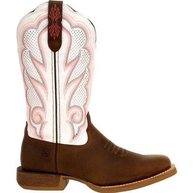 DURANGO® LADY REBEL PRO™ WOMEN'S WHITE VENTILATED WESTERN BOOT