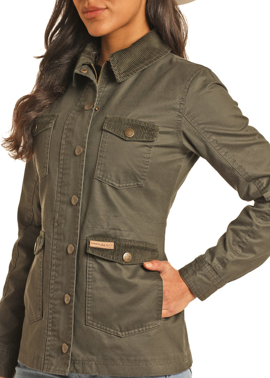 Ladies Oil Skin Jacket