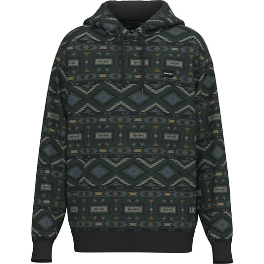 Hooey "LEGENDARY HOODY" BLACK W/ MULTI-COLOR AZTEC