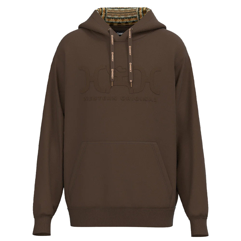 Hooey "LEGENDARY HOODY" BROWN W/INTERIOR AZTEC DETAILING