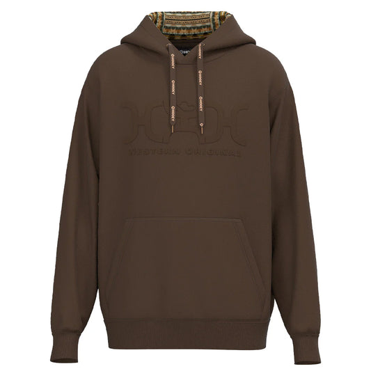 Hooey "LEGENDARY HOODY" BROWN W/INTERIOR AZTEC DETAILING