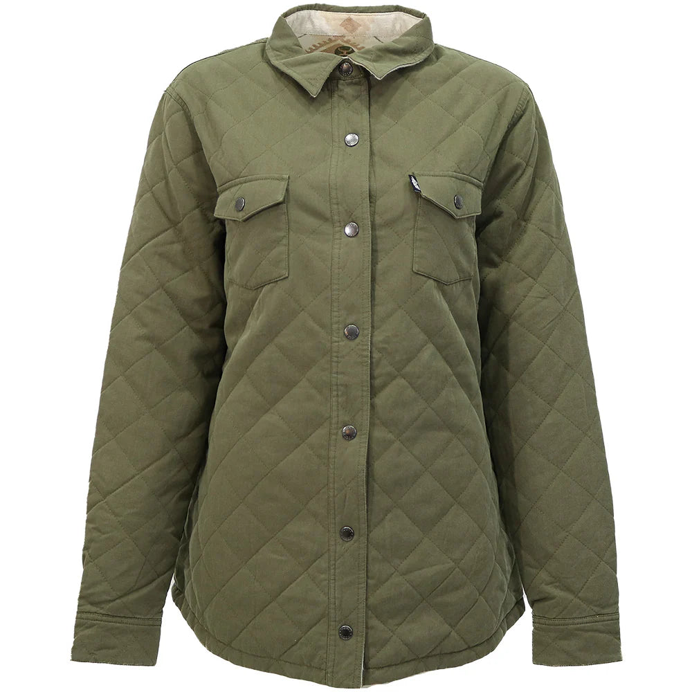 Hooey "BANDERA" REVERSIBLE BARN JACKET OLIVE W/CREAM & TAN AZTEC