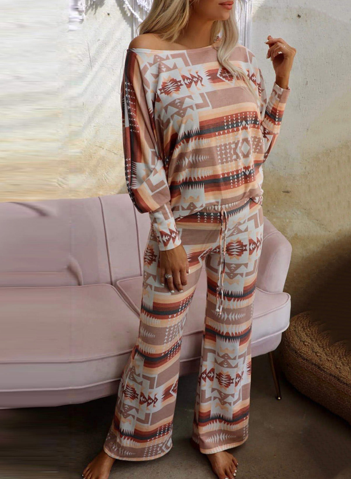 Western Aztec Pajama Set