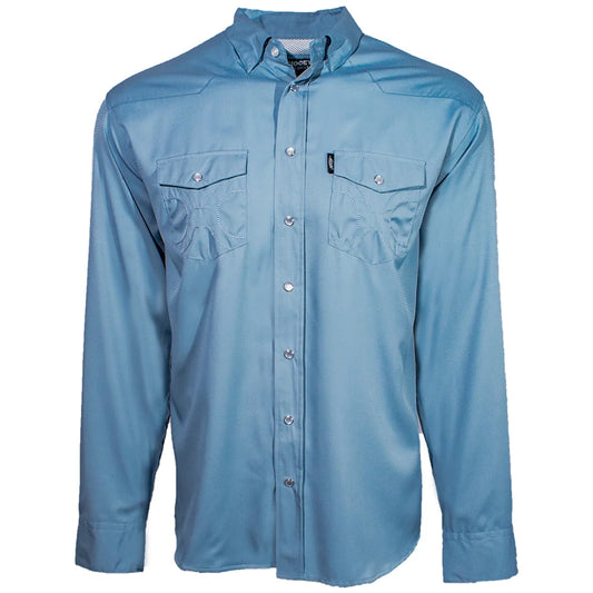 Hooey "SOL" ASHLEY BLUE LONG SLEEVE PEARL SNAP SHIRT