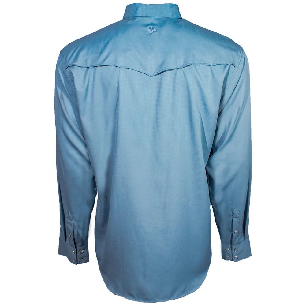 Hooey "SOL" ASHLEY BLUE LONG SLEEVE PEARL SNAP SHIRT