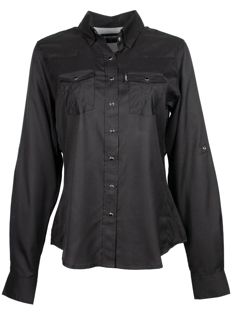 Hooey "SOL" LADIES BLACK LONG SLEEVE PEARL SNAP SHIRT