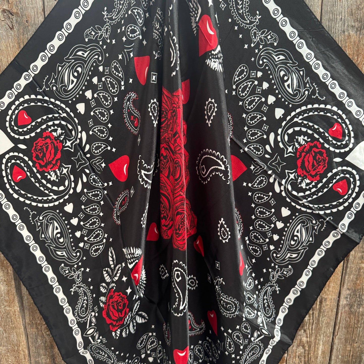 Wild Rag Lucky Cards 35X35"
