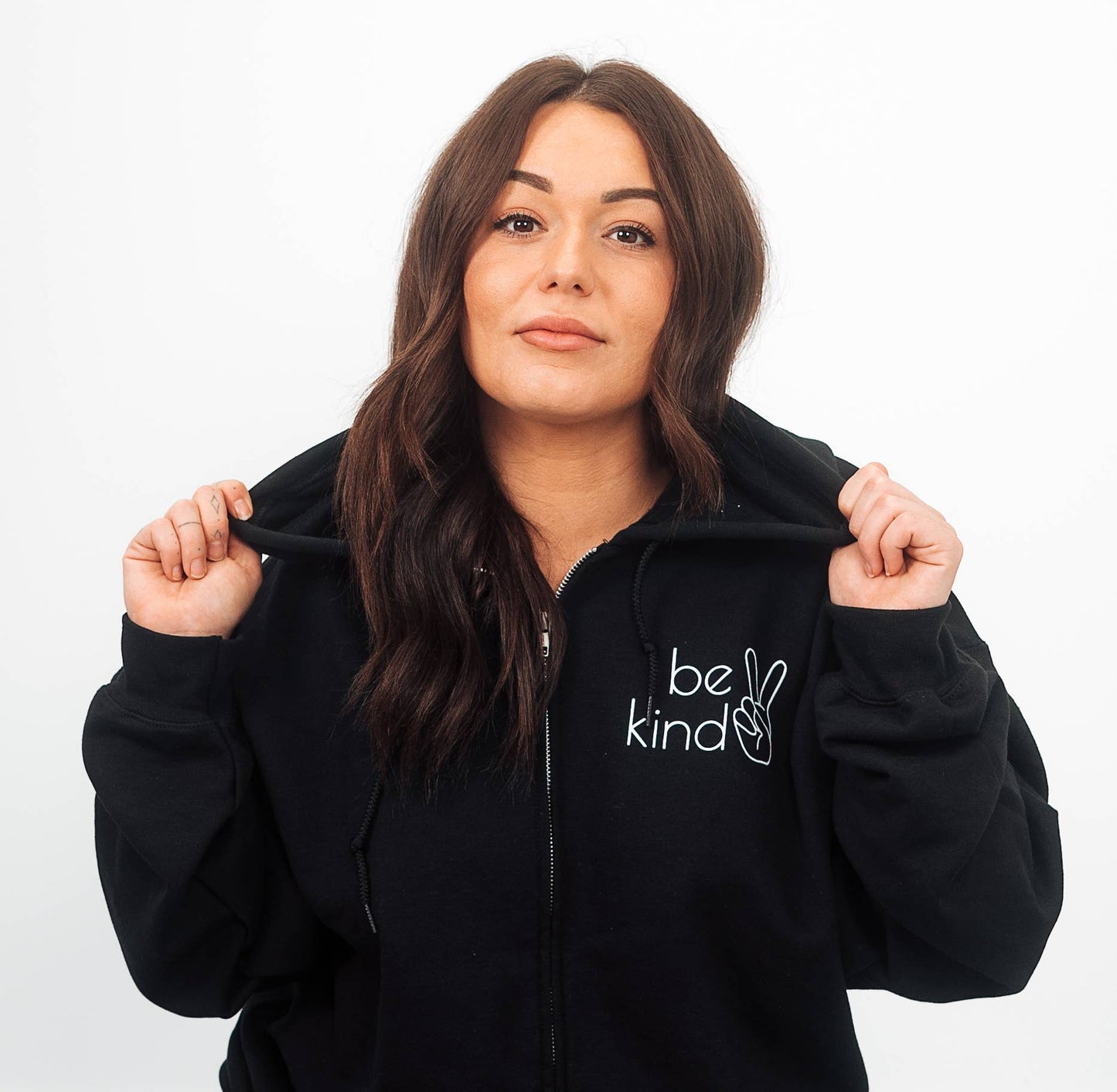 Be Kind Zip Up Hoodie