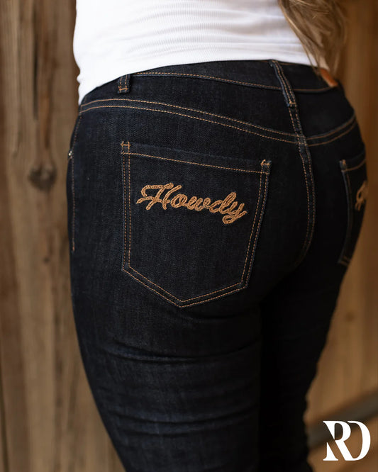 Ranch Dress'n Howdy Bootcut - DARK WASH